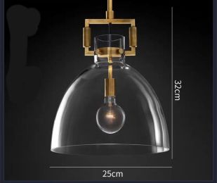 Light Luxury Chandelier Nordic Glass