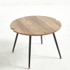 70X70X45CM COFFEE Table for 4 people With Round Mdf Table Top; Pedestal Dining Table; End Table Leisure Coffee Table