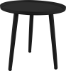 Outdoor Coffee Side Table Aluminum End Table for Living Room Bedroom Office Small Spaces Black