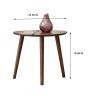Center Table Low Table 100% Solid Oak Wood Top Plate Desk Pebble Shaped Natural Wooden Coffee Table Width 50 x Depth 44.5 x Height 65 cm Desk Work fro