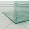 Whole Tempered Glass Coffee Table Clear End Table Transparent Side Table for Room