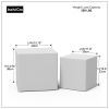 MDF Nesting table/side table/coffee table/end table(white); for living room; office; bedroom; White