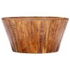 vidaXL Coffee Table 25.6"x25.6"x13" Solid Rough Mango Wood