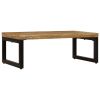 vidaXL Coffee Table 39.4"x19.7"x13.8" Solid Mango Wood and Steel