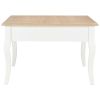 vidaXL Coffee Table White 31.5"x31.5"x19.7" Wood