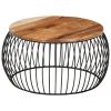 vidaXL Coffee Table âˆšÃ²26.8" Solid Acacia Wood