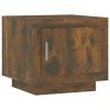 vidaXL Coffee Table Smoked Oak 20.1"x19.7"x17.7" Engineered Wood