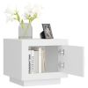 vidaXL Coffee Table White 20.1"x19.7"x17.7" Engineered Wood