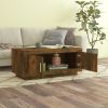 vidaXL Coffee Table Smoked Oak 40.2"x19.7"x17.7" Engineered Wood