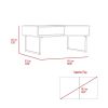 Fair Isle 1-Drawer Rectangle Liftable Top Coffee Table Dark Walnut