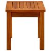 vidaXL Patio Coffee Table 19.7"x13.8"x14.2" Solid Acacia Wood
