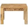 vidaXL Coffee Table 21.7"x21.7"x13.8" Solid Wood Mango