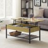 Wood Lift-Top Storage Coffee Table with Hidden Storage Compartment; 41.7*19.7*18.5inch; for Living Room Office Reception Room