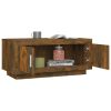 vidaXL Coffee Table Smoked Oak 40.2"x19.7"x17.7" Engineered Wood