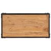 vidaXL Coffee Table 35.4"x17.7"x13.8" Solid Acacia Wood