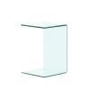 Whole Tempered Glass Coffee Table Clear End Table Transparent Side Table for Room