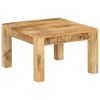 vidaXL Coffee Table 21.7"x21.7"x13.8" Solid Wood Mango