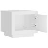 vidaXL Coffee Table White 20.1"x19.7"x17.7" Engineered Wood