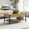 Wood Lift-Top Storage Coffee Table with Hidden Storage Compartment; 41.7*19.7*18.5inch; for Living Room Office Reception Room