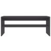 vidaXL Coffee Table Gray 39.4"x15.7"x15.7" Engineered Wood