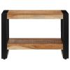 vidaXL Coffee Table 23.6"x23.6"x15.7" Solid Acacia Wood
