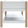 Coffee Table White 32.3"x18.9"x17.7" Engineered Wood