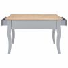 vidaXL Coffee Table Gray 31.5"x31.5"x19.7" Wood