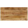 vidaXL Coffee Table 39.4"x19.7"x13.8" Solid Mango Wood and Steel
