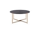 Bromia Coffee Table; Black &amp; Champagne 83005
