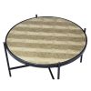 Bage II Coffee Table in Black & Glass