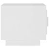 vidaXL Coffee Table White 20.1"x19.7"x17.7" Engineered Wood