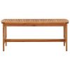 vidaXL Coffee Table 40.2"x19.7"x16.9" Solid Acacia Wood
