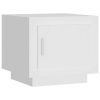vidaXL Coffee Table White 20.1"x19.7"x17.7" Engineered Wood