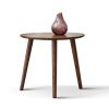 Center Table Low Table 100% Solid Oak Wood Top Plate Desk Pebble Shaped Natural Wooden Coffee Table Width 50 x Depth 44.5 x Height 65 cm Desk Work fro