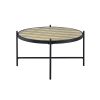 Bage II Coffee Table in Black & Glass