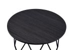 Sytira Coffee Table; Espresso & Black