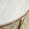 Luna Faux Stone Round Coffee Table