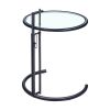 Temepered glass stainless steel small coffee table